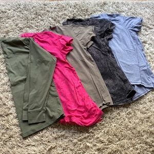 Bundle of near new lululemon shirts.